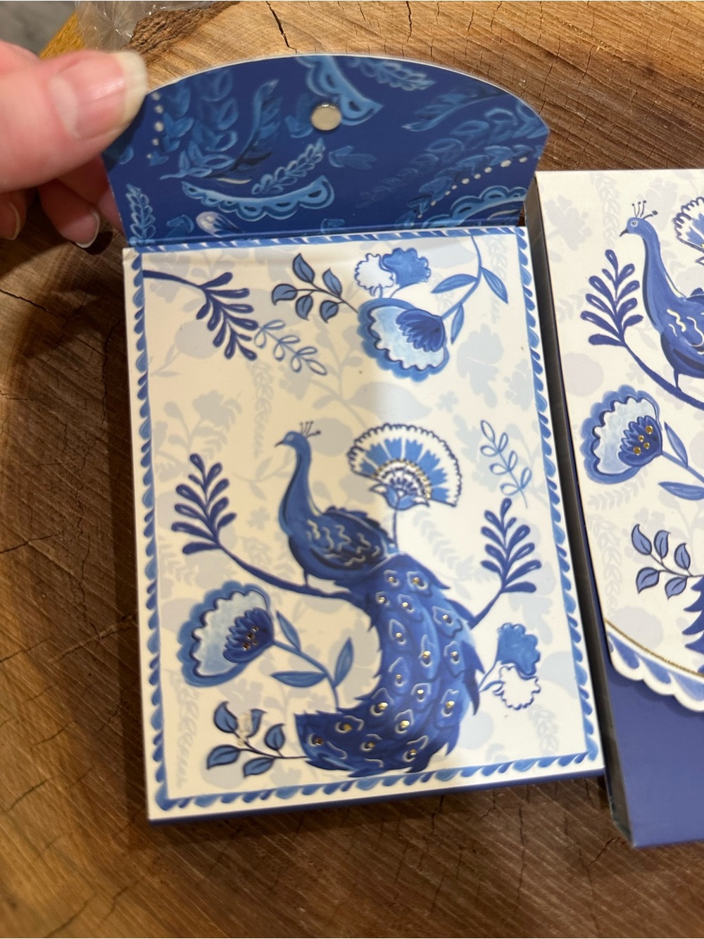 Punch Studio Blue Peacock Notebooks & Journal Set - Picture 2 of 7